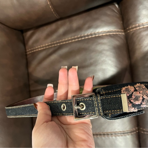 Fendi baguette denim floral vintage - Picture 9 of 16